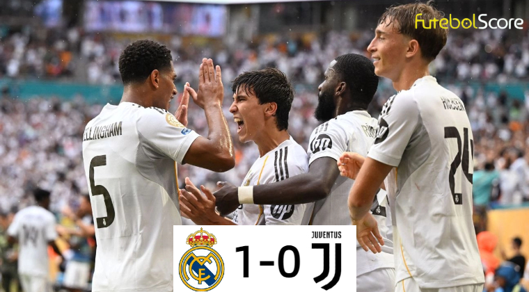 Real Madrid derrota Juventus com gol de herói inesperado e avança às quartas do Mundial de Clubes